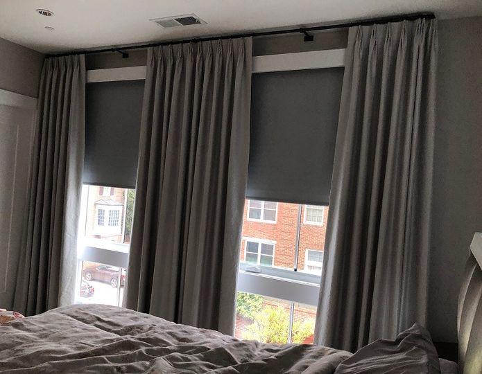 Black out your bedroom for a perfect night's sleep! The talented team at Budget Blinds turned this Alexandria, VA bedroom into a sleep oasis. Excellent work, team!  BudgetBlindsArlingtonAlexandria  AlexandriaVA  RollerShades  CustomDraperies  FreeConsultation  WindowWednesday