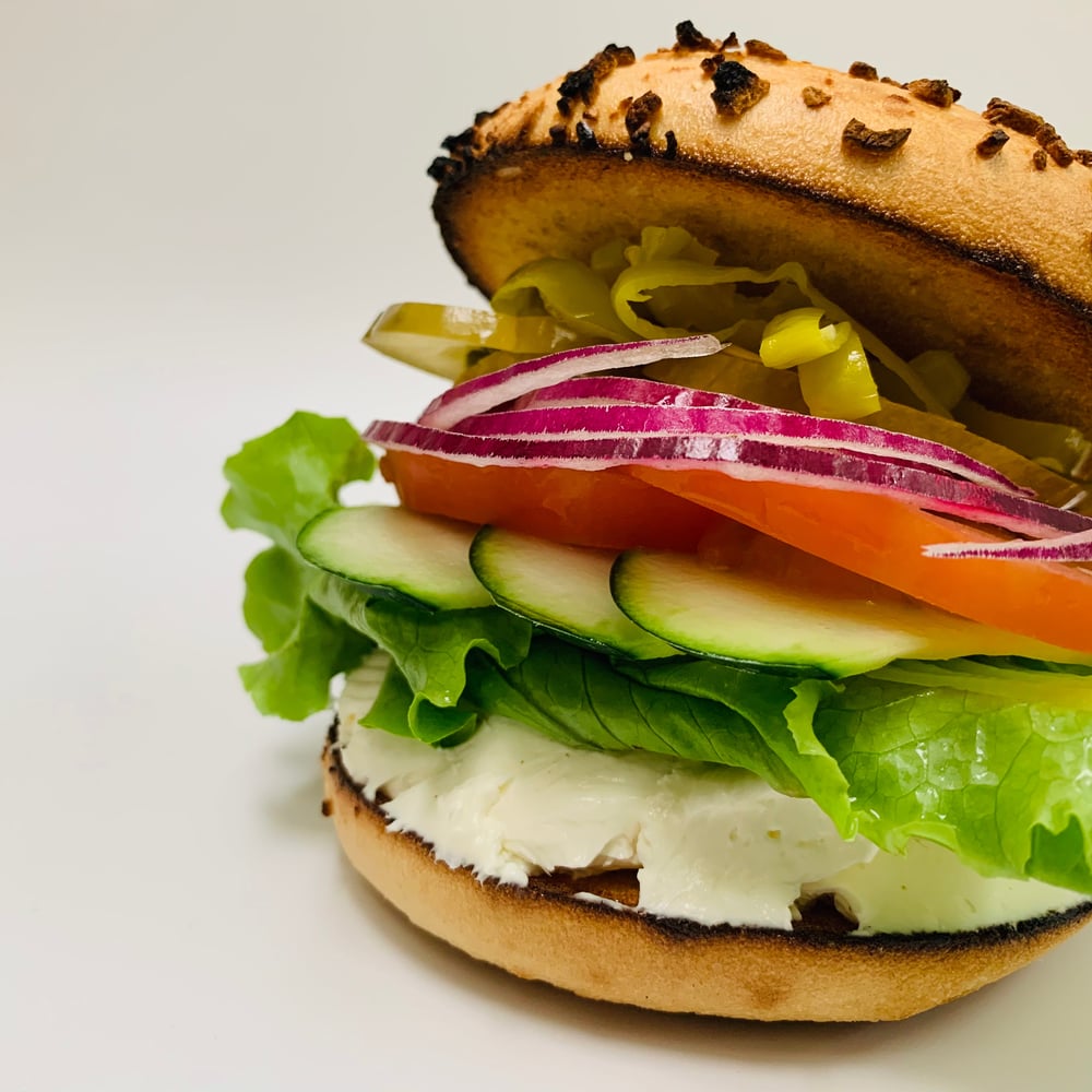 Veggie with Schmear.