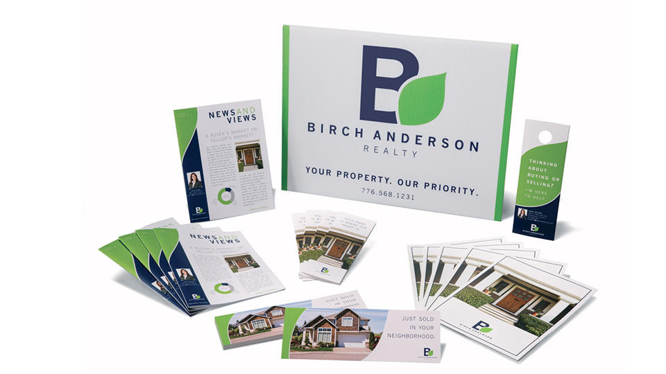 birch anderson reality custom designed marketing materials