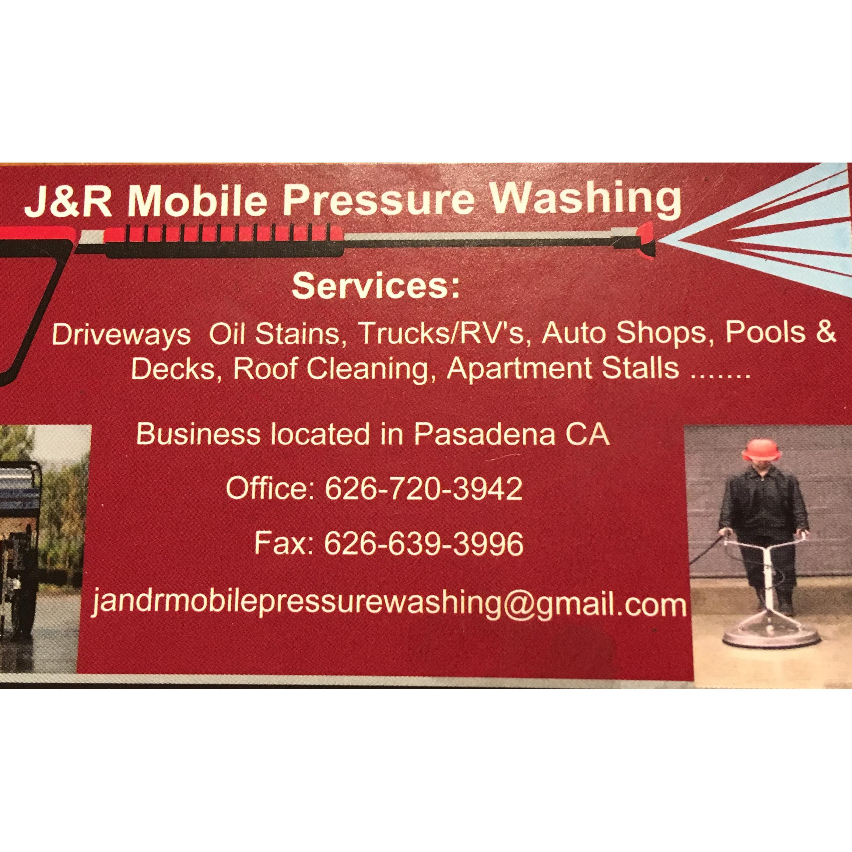 J & R Mobile Pressure Washing
