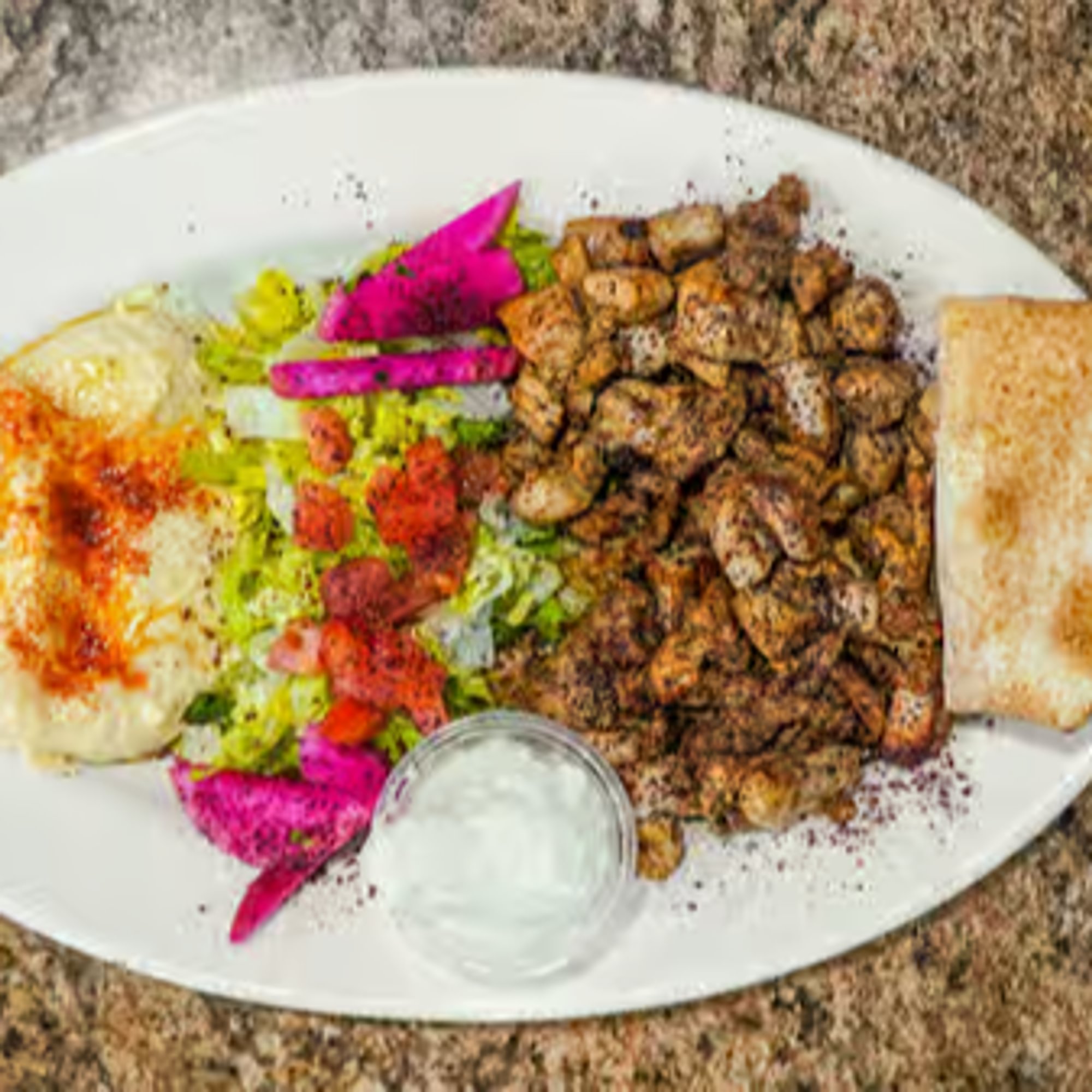 #8 Mama Chicken Shawarma Plate