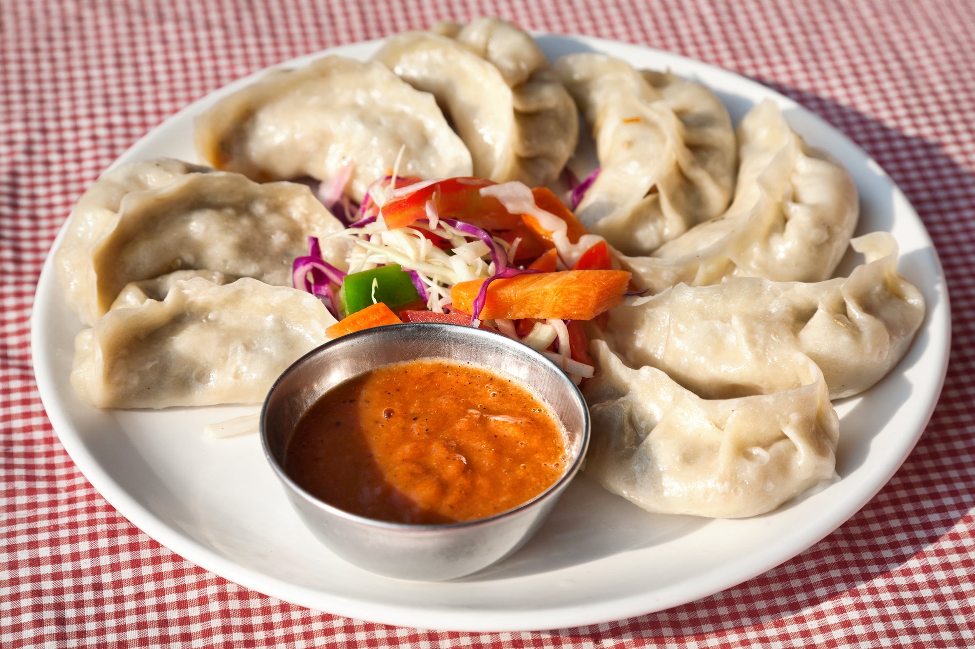 Chicken Momos (8 Pcs) - Halal # #