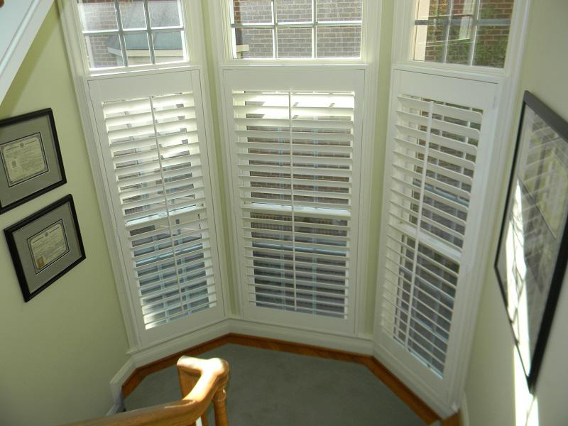 Brighten up your bay window with our gorgeous Plantation Shutters by Budget Blinds of Arlington & Alexandria! This classic home can go from bright and sunny to cool and dark with a simple tilt.  BudgetBlindsArlingtonAlexandria  PlantationShutters  FreeConsultation