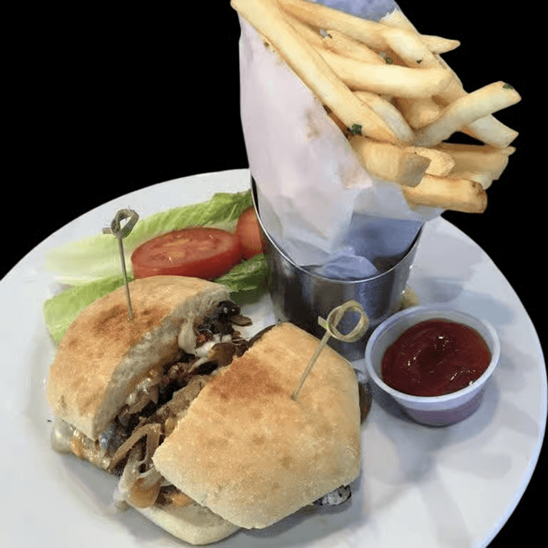 The bistro burger dinner