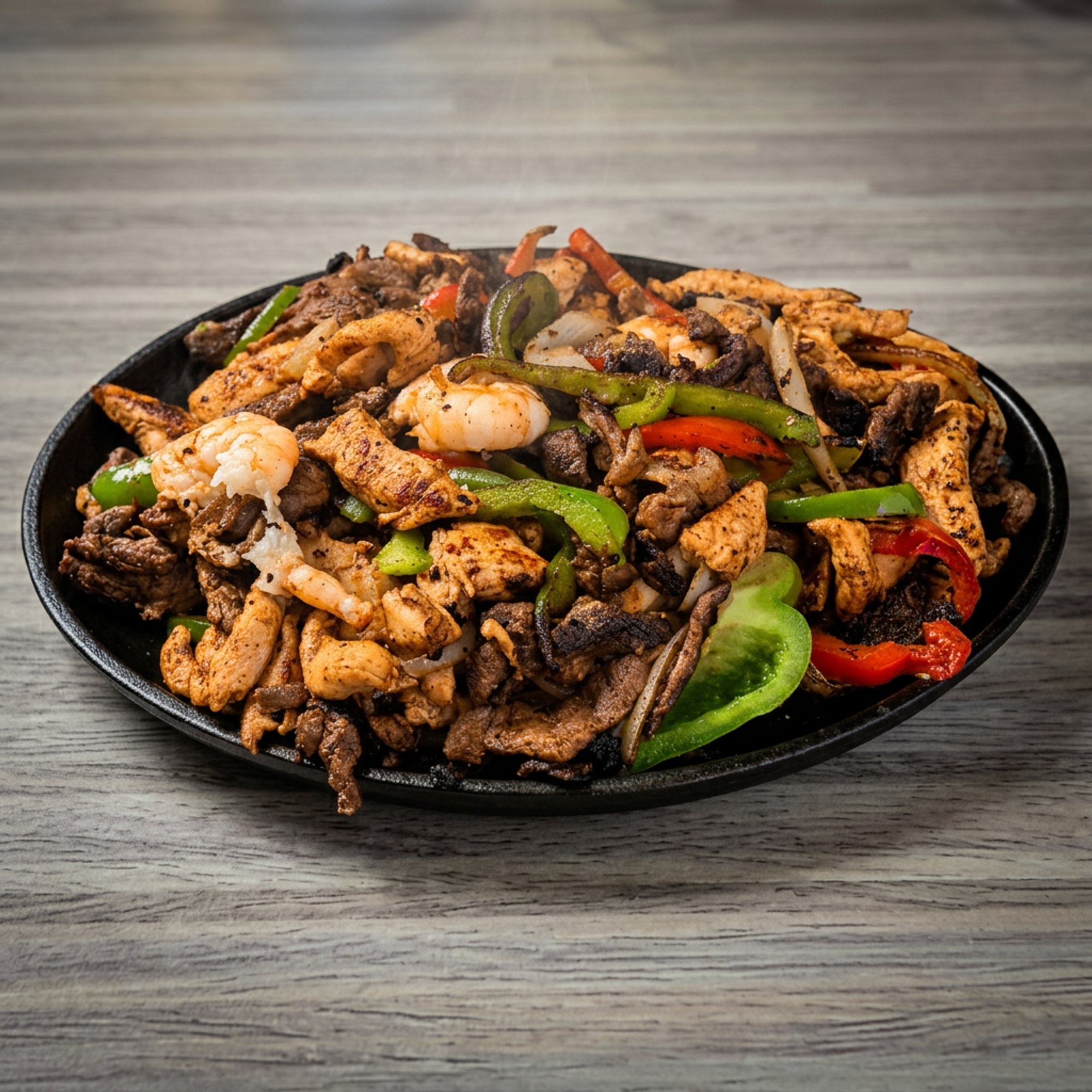 #Fajitas Camaron y Asada