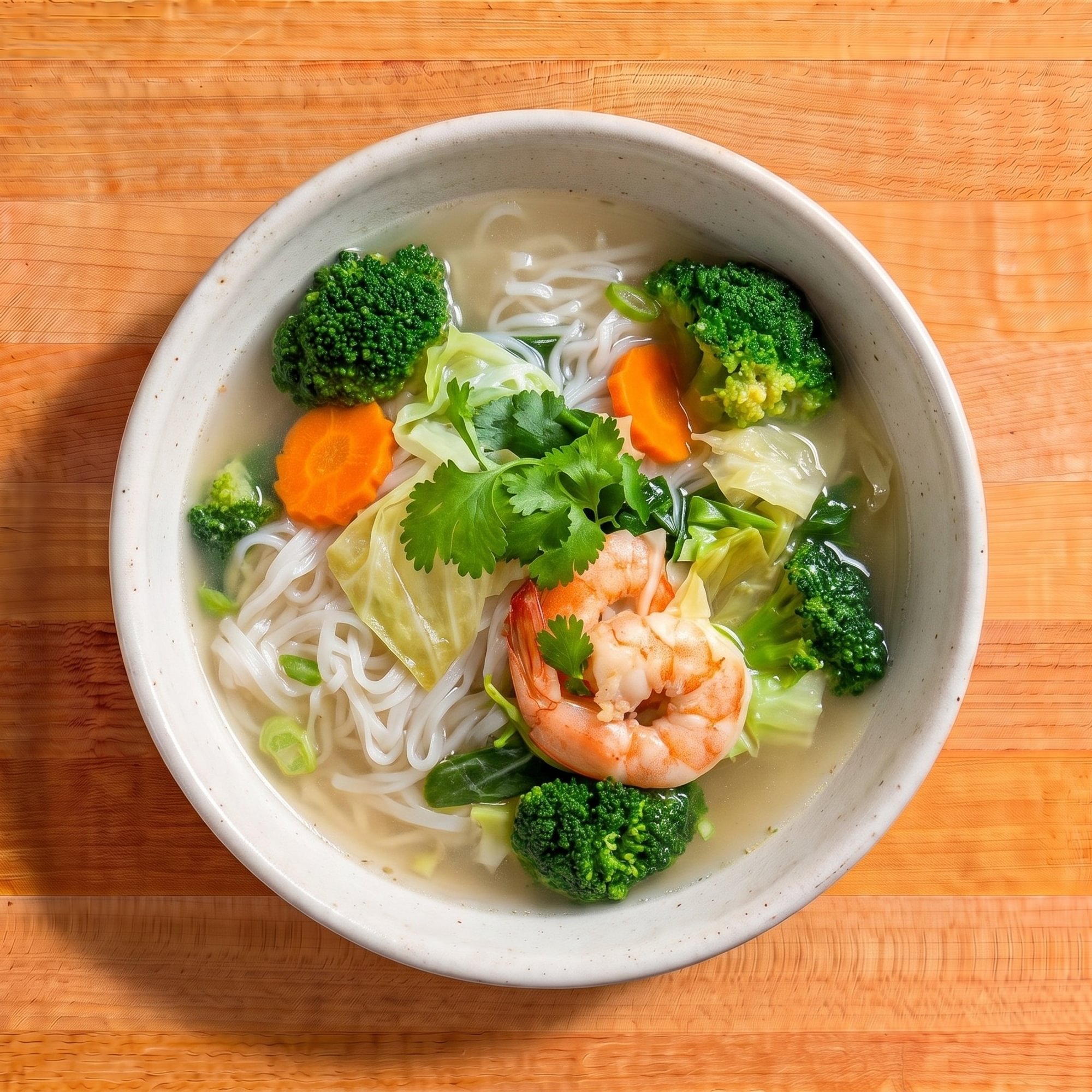 Traditional Thai Noodle Soup