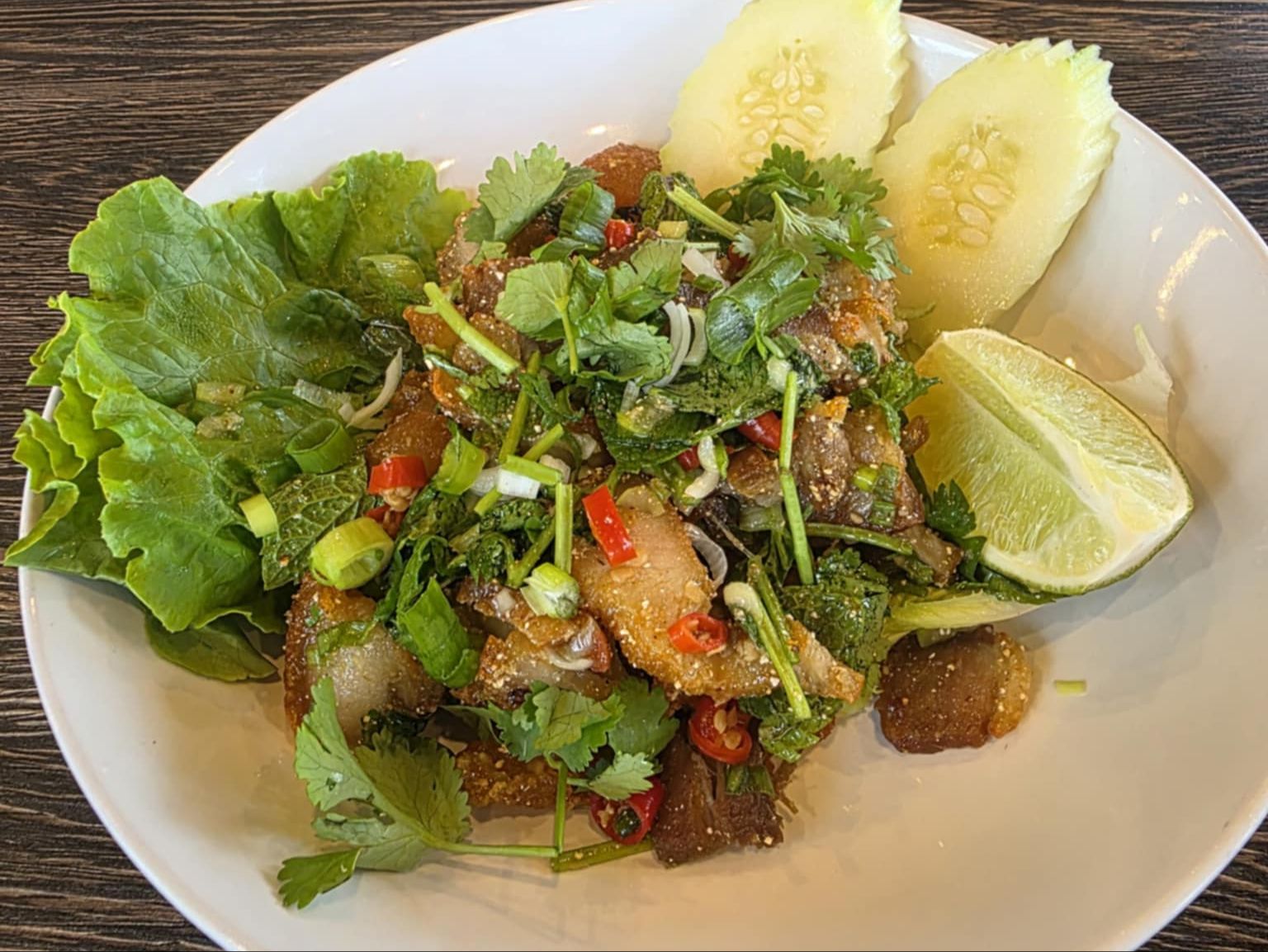 Pork belly laabs