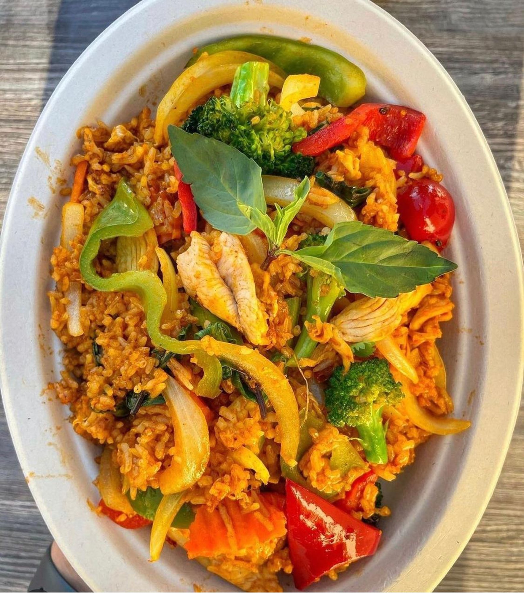 Thai basil fried rice