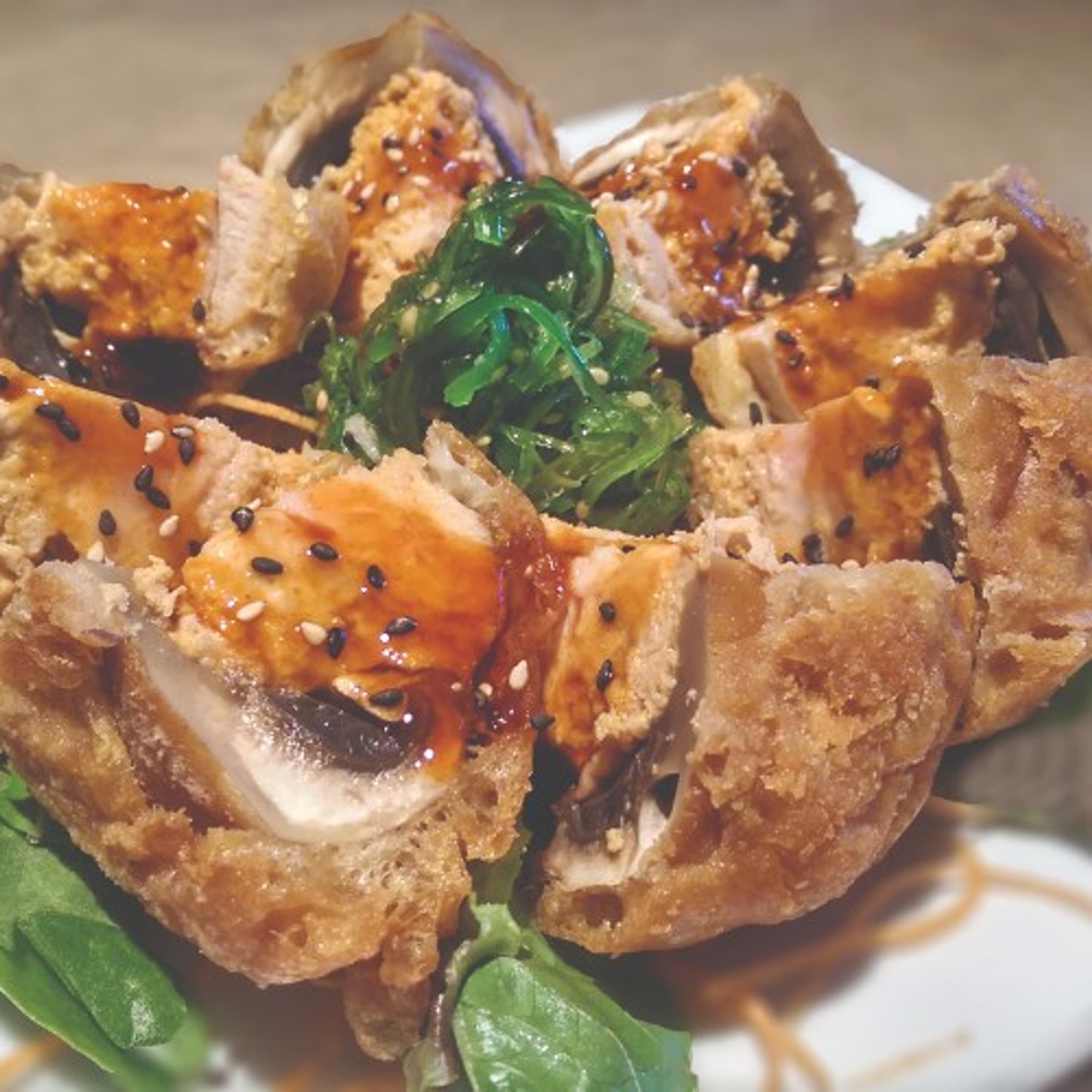 Stuffed Mushroom Caps