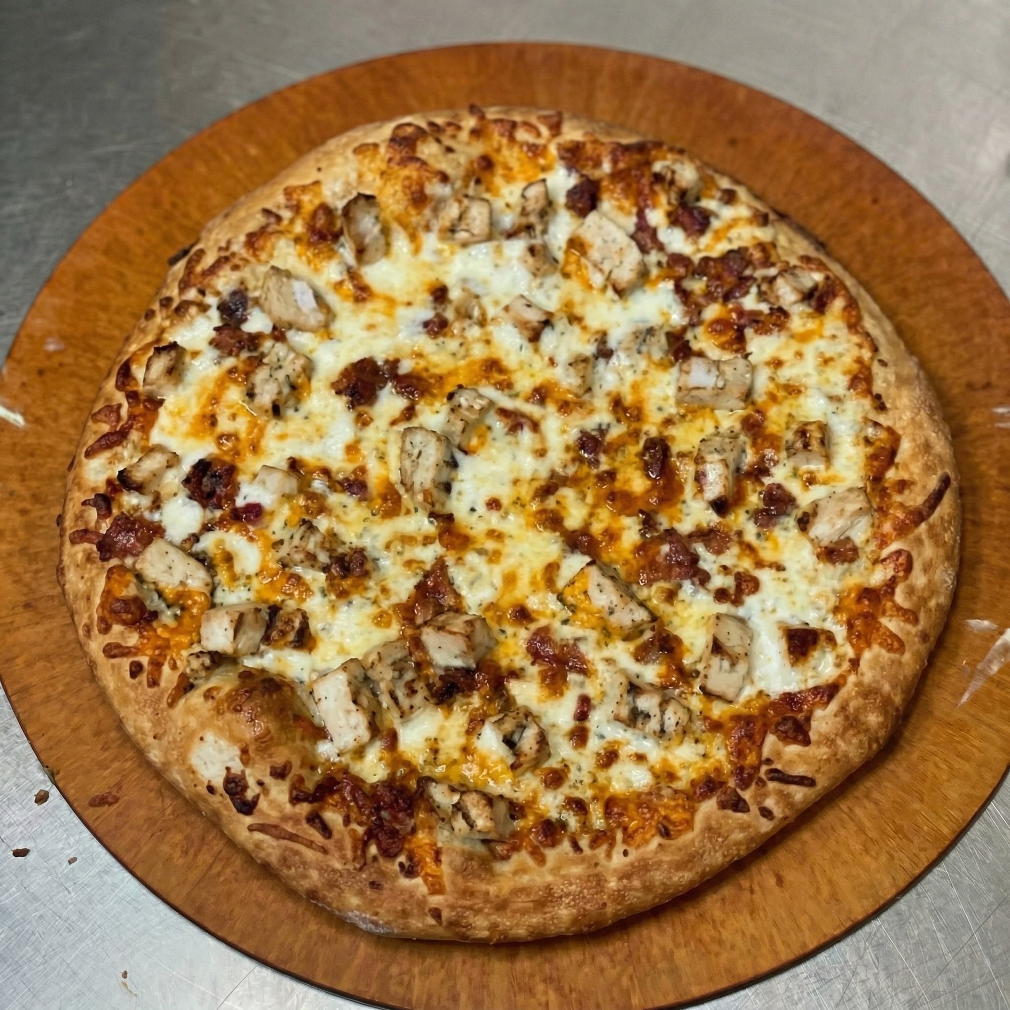 Chicken Bacon Ranch Pizza