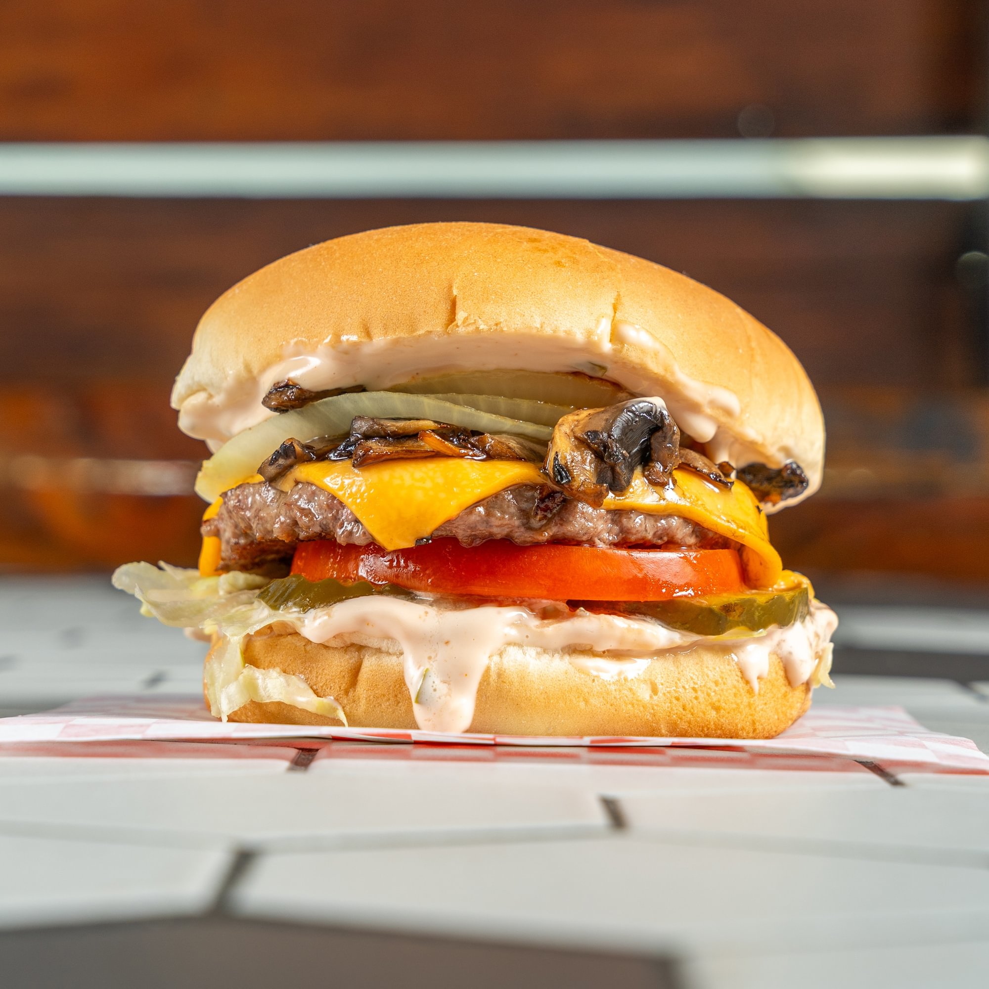 York Burger (Mushroom)