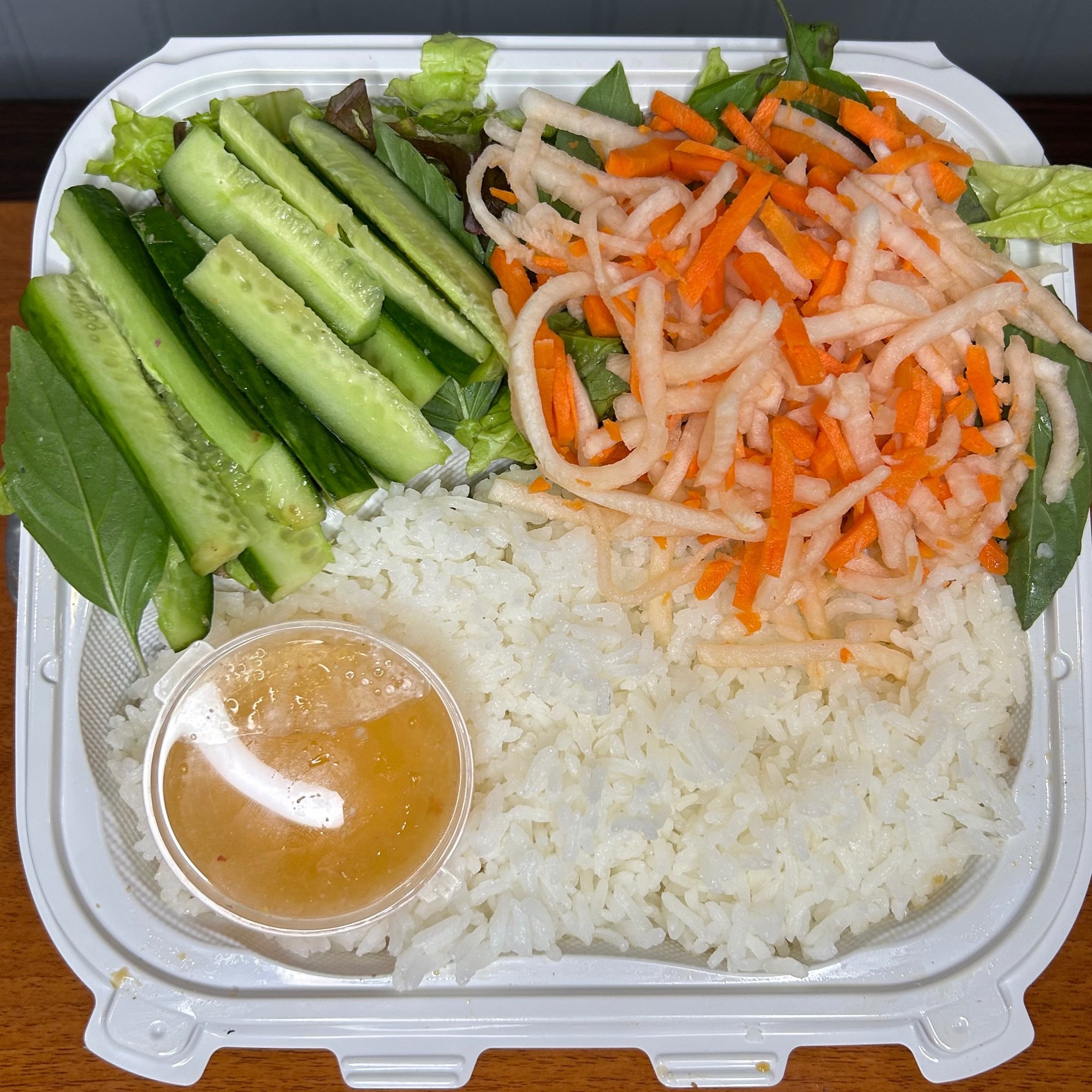 Rice Bowl with No Protein