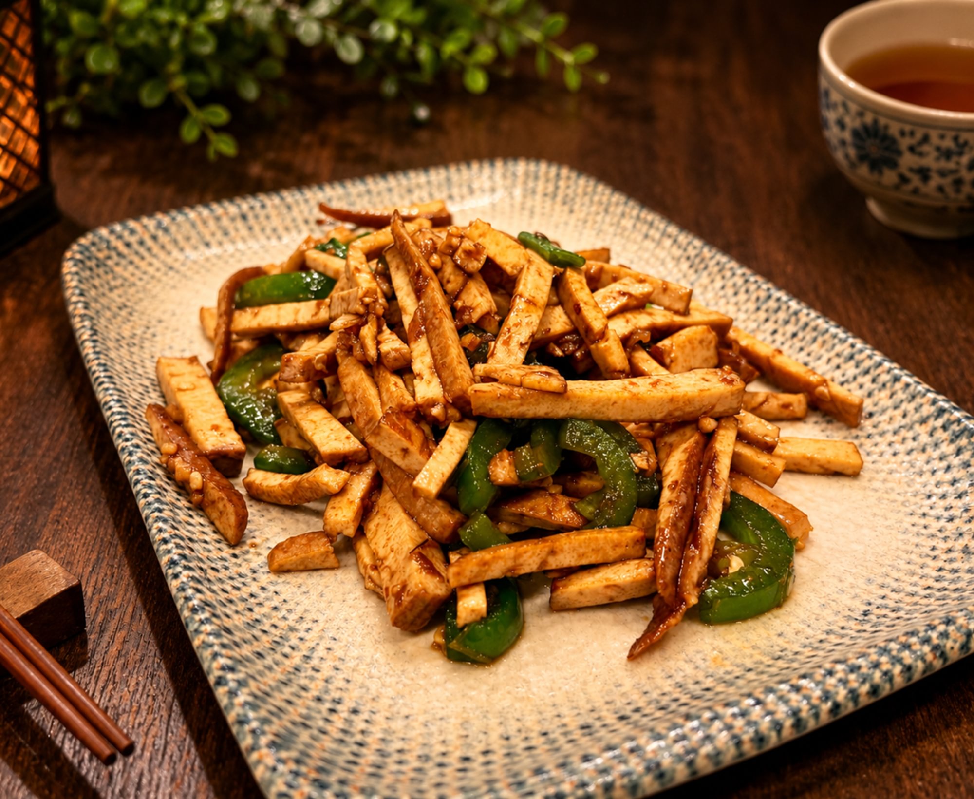 Stir-Fried Dry Tofu / 素香干