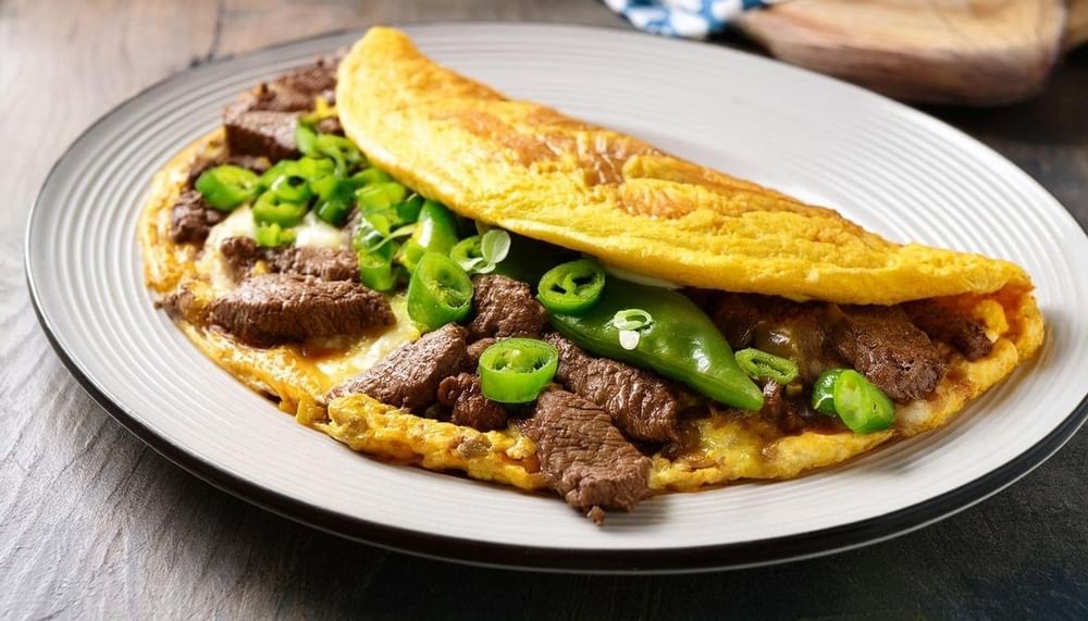 Philly Cheese Omelette