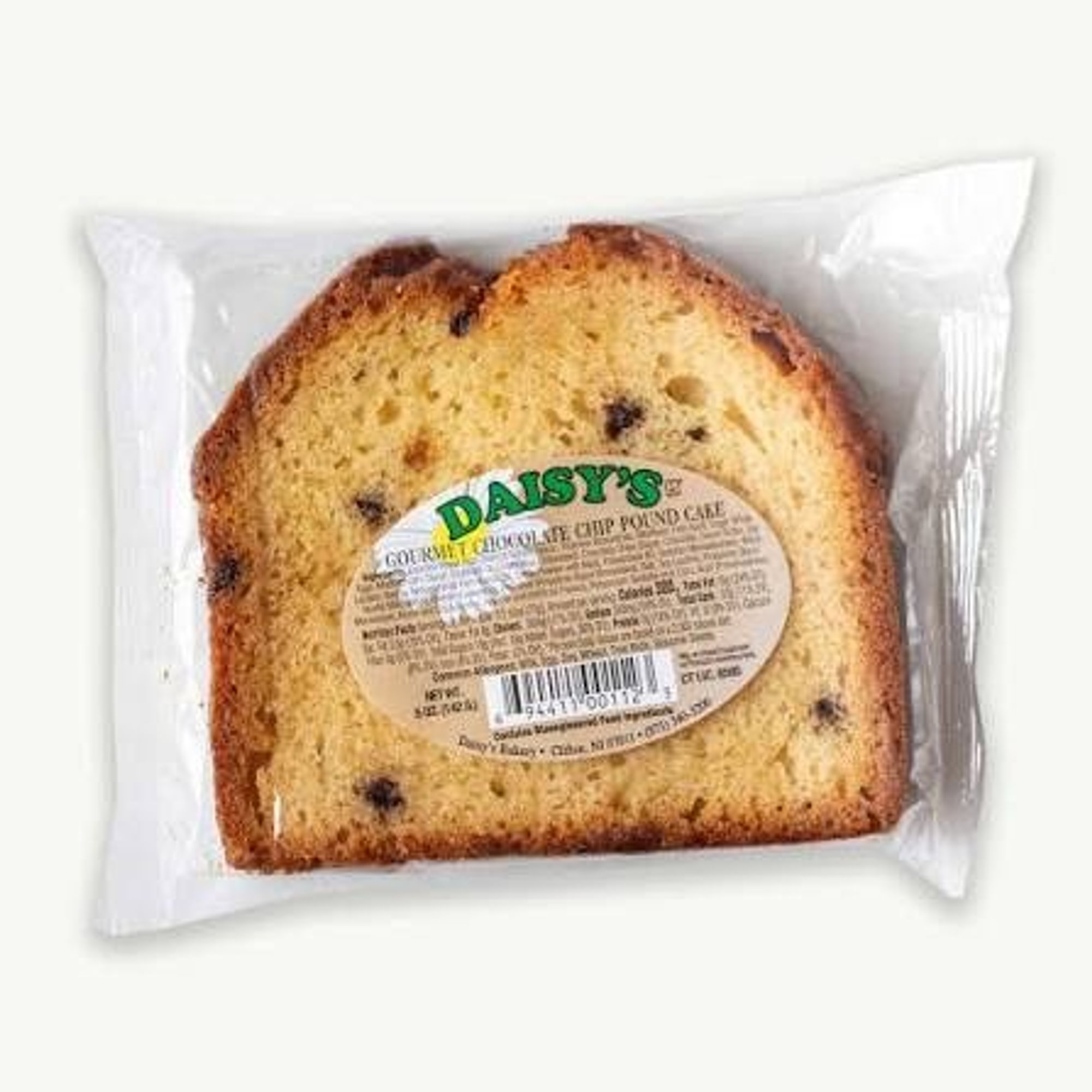 Daisy's Gourmet Chocolate Chip Pound Cake