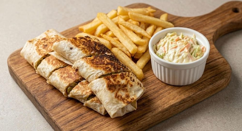 Beef Shawarma Wrap Comb