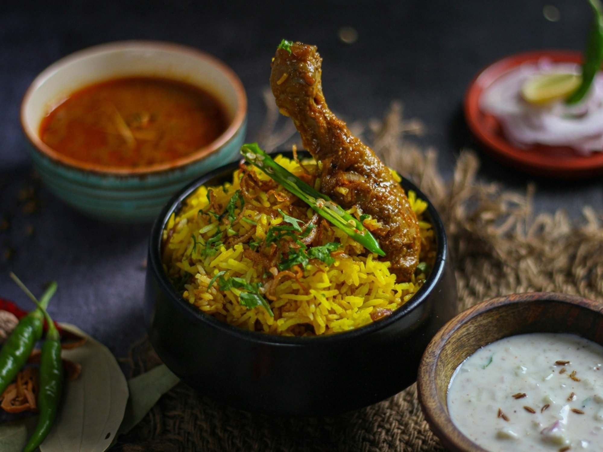 Gongura Chicken Dum Biryani