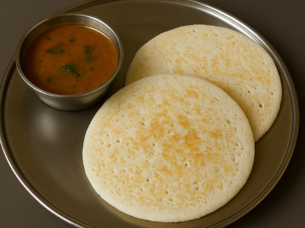 Kal Dosa With Salna (V, GF, NF, DF)