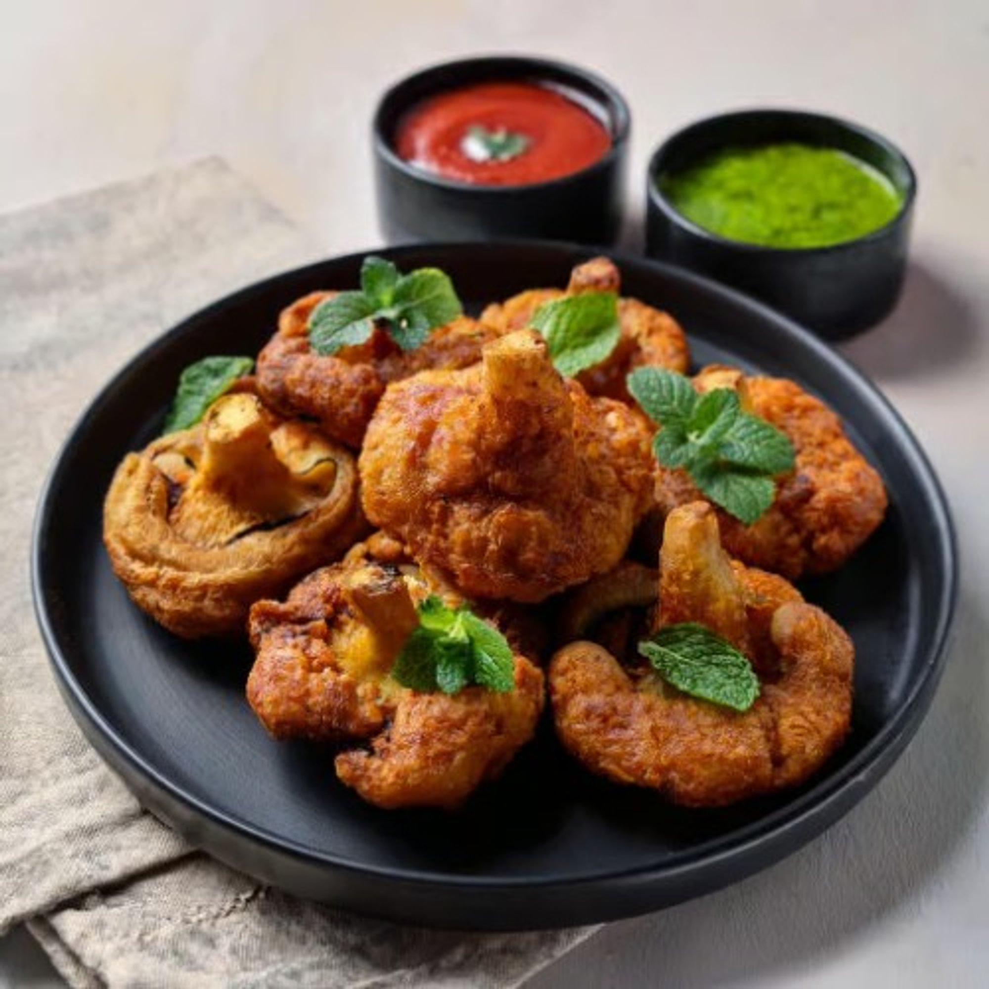 Mushroom Pakoras