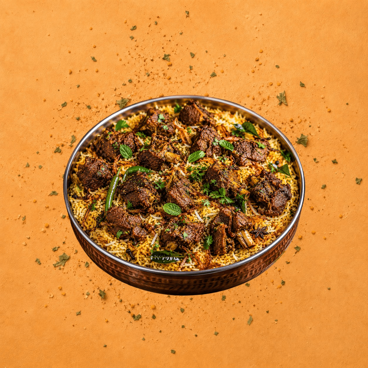 Goat Fry Biryani