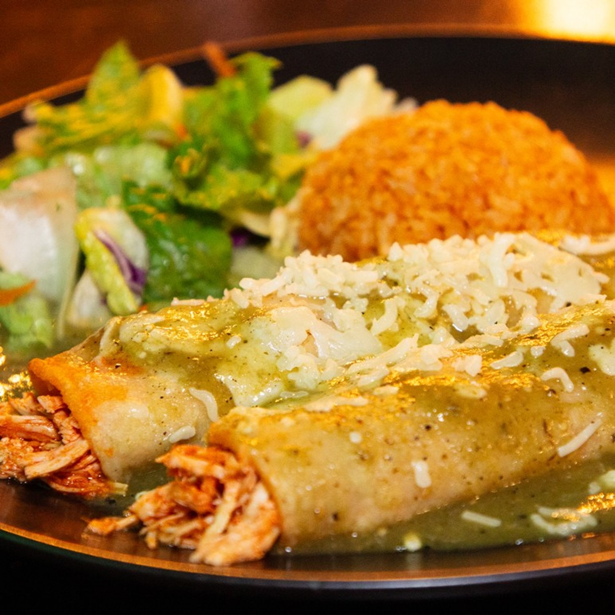 Enchiladas Suizas Dinner