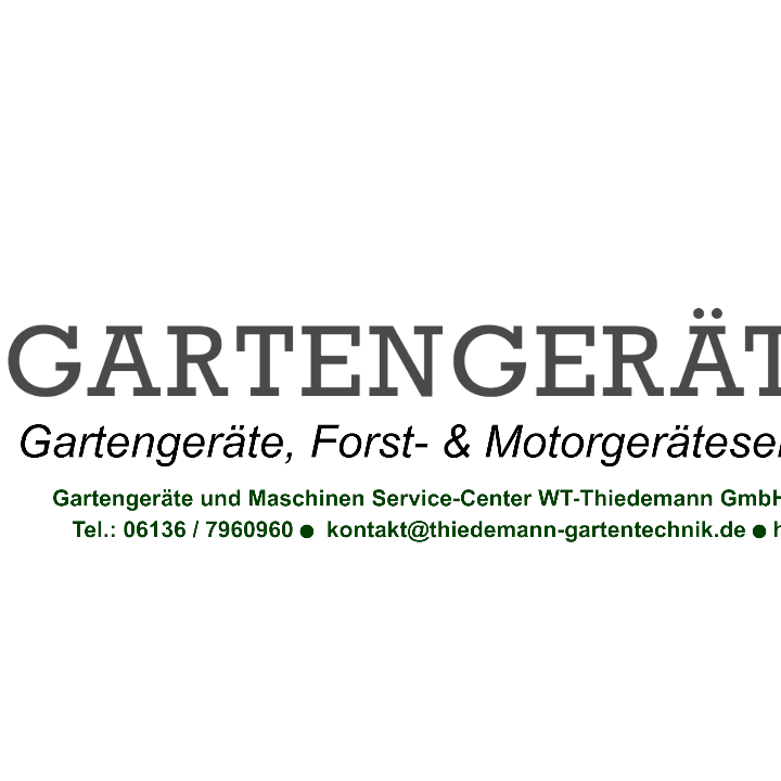 Logo von Die Gartengeräteprofis - WT-Thiedemann GmbH - Gartengeräte, Forst- & Motorgeräteservice