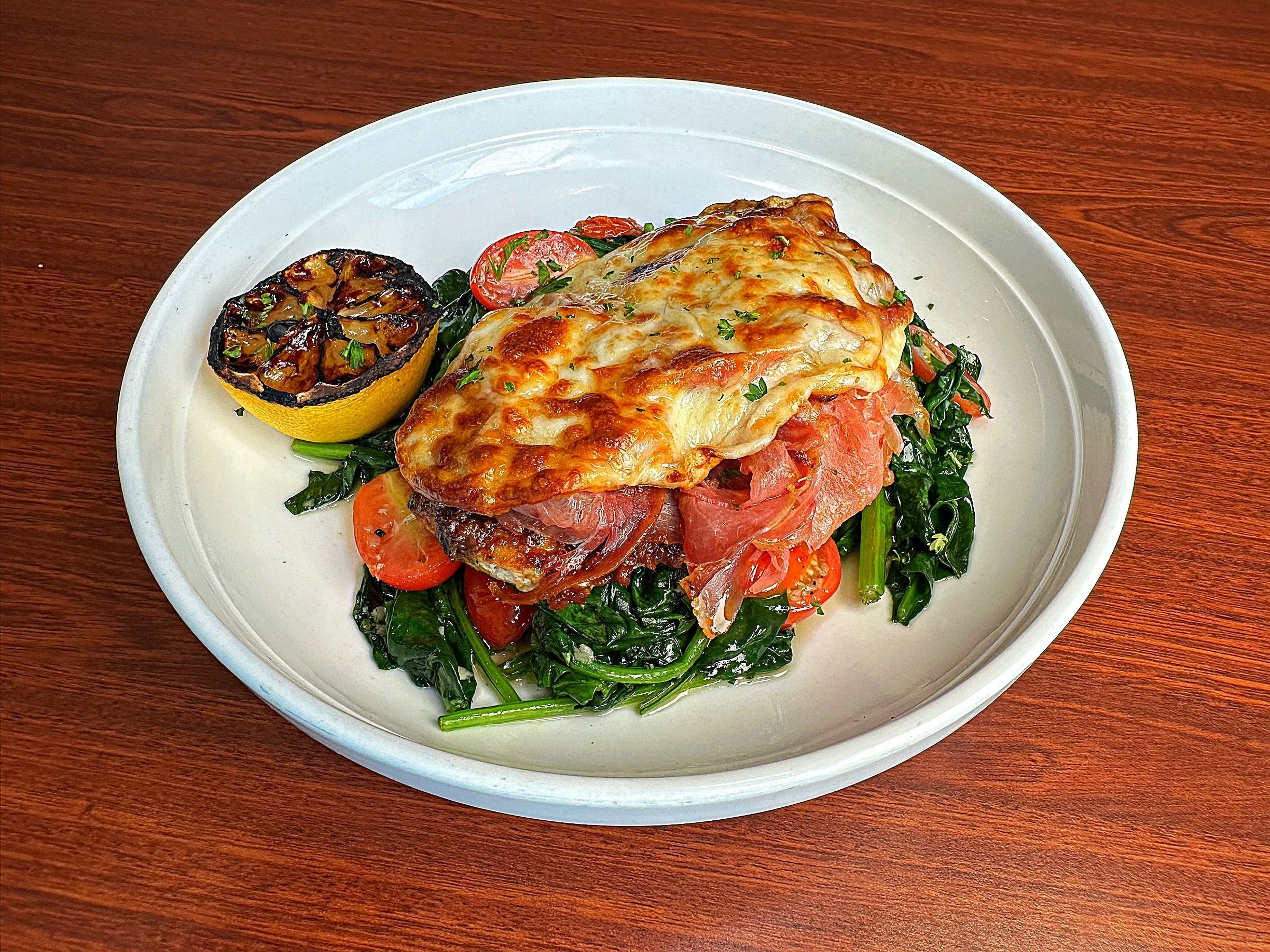 Chicken with Prosciutto and Gouda