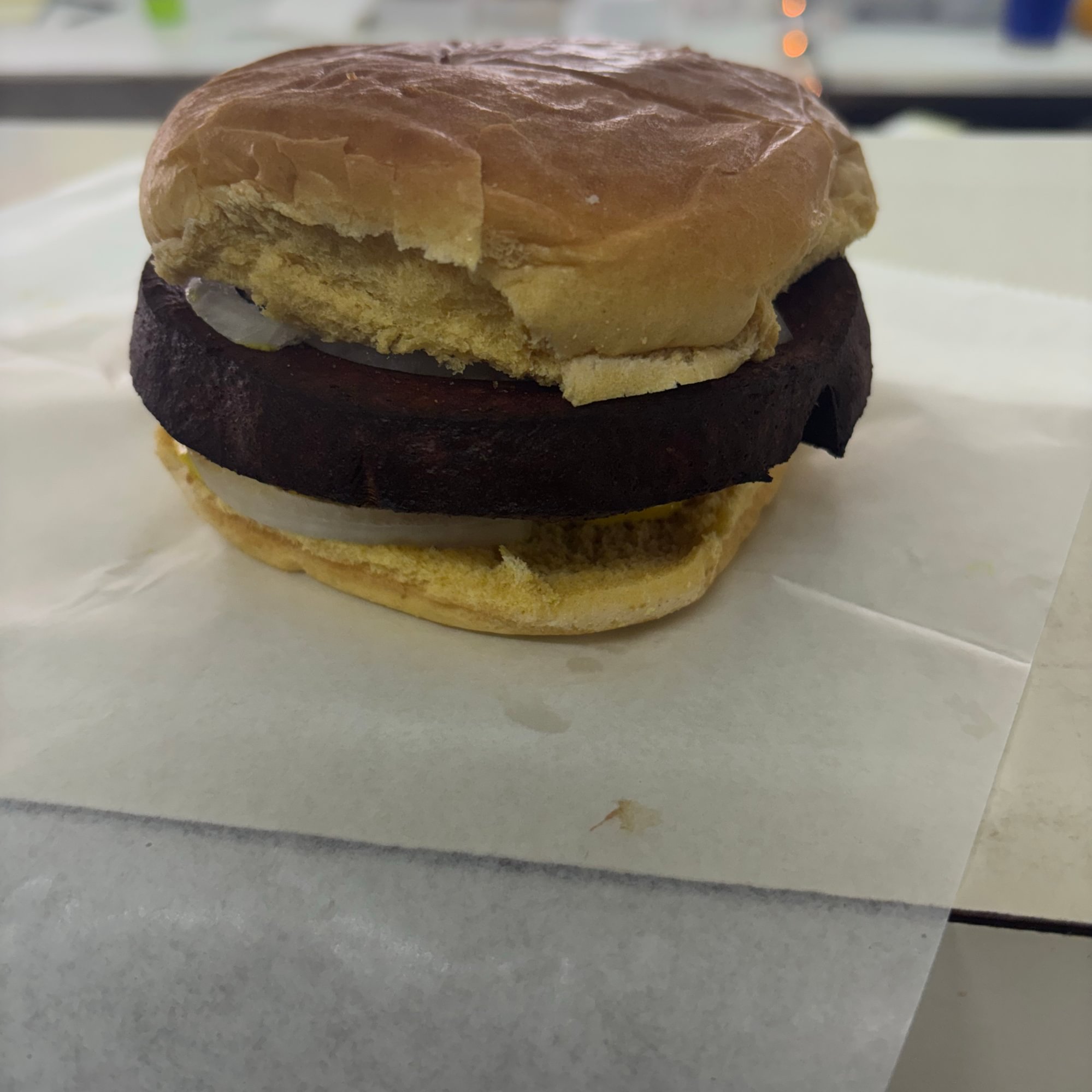 Fried Bologna Sandwich