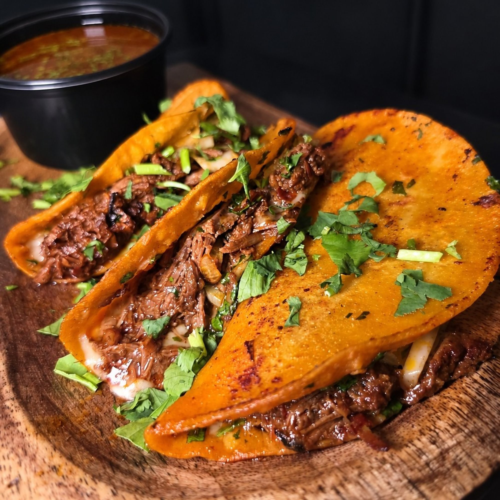 3 Birria Beef Tacos