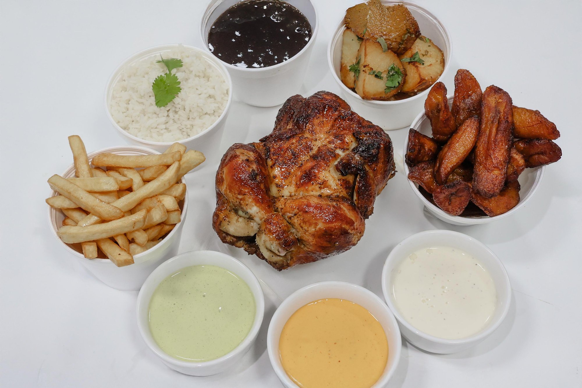 Family Meal 1 Whole Chicken with 2 Large Sides
