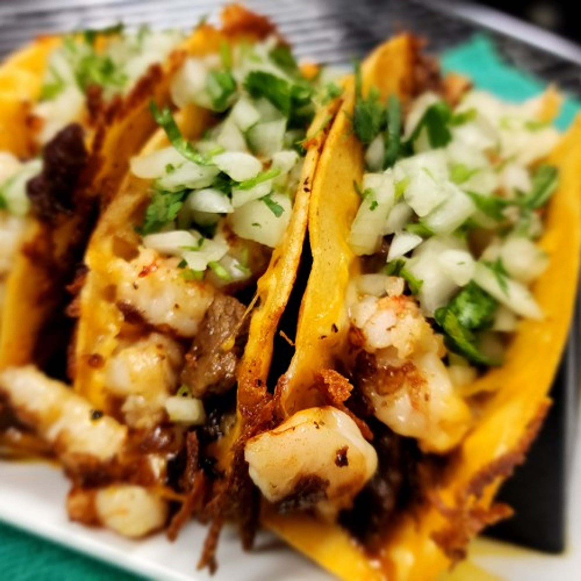 Surf N turf Tacos