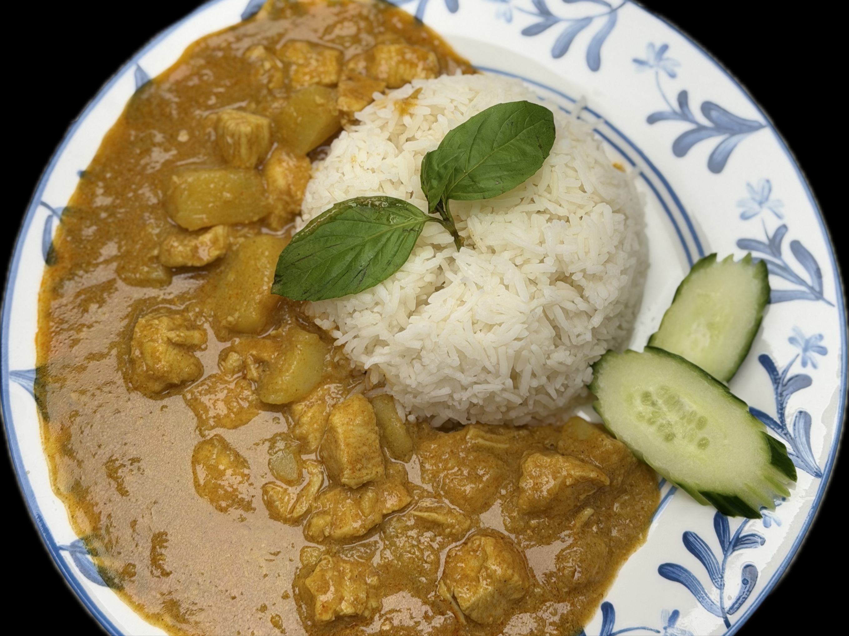 Chicken Potato Curry W/ Rice
