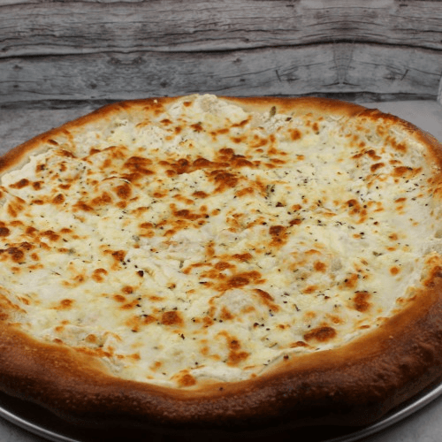 Five Cheese Classic White Pizza