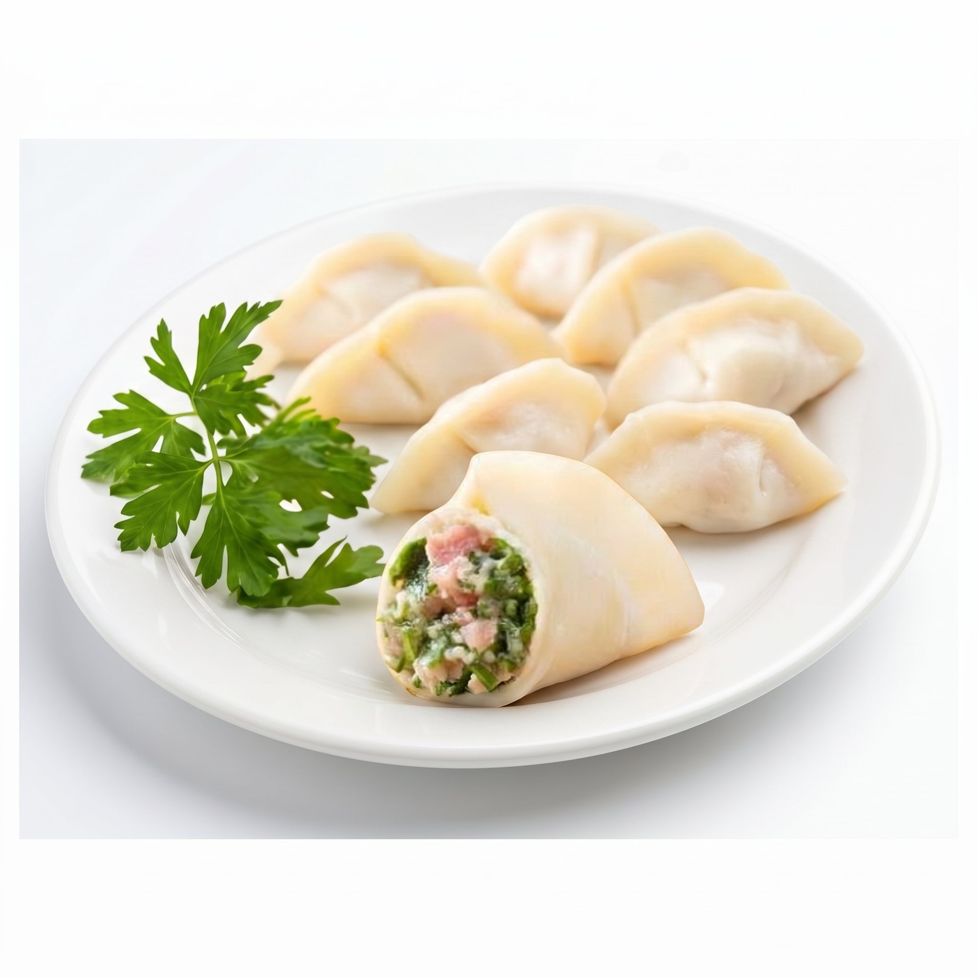 Chives, Shrimp & Pork Fried Dumplings