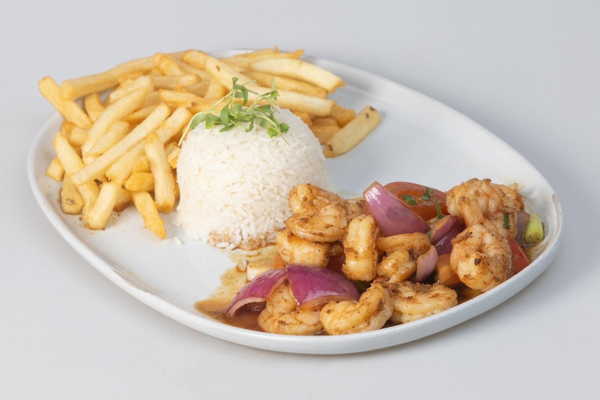 Wok Smoked Shrimp