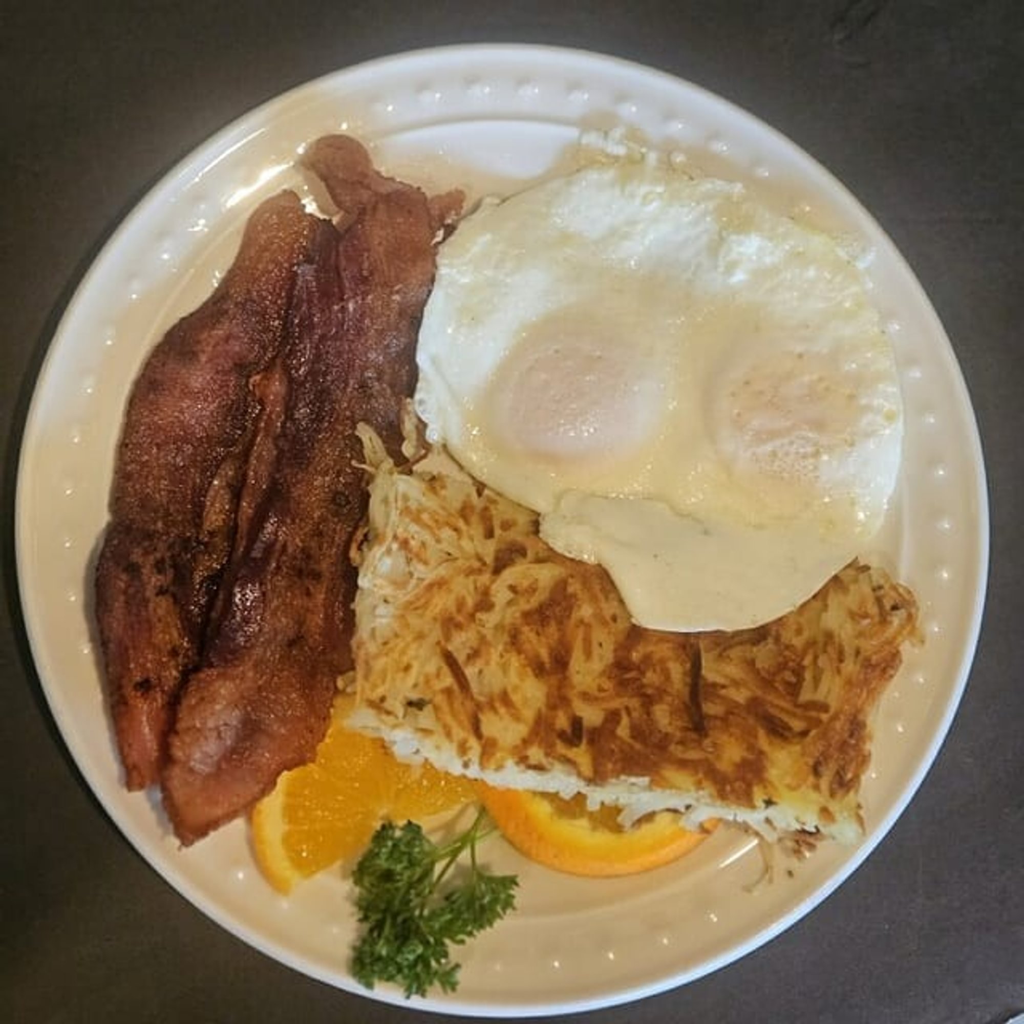 Two Eggs with Bacon Combo