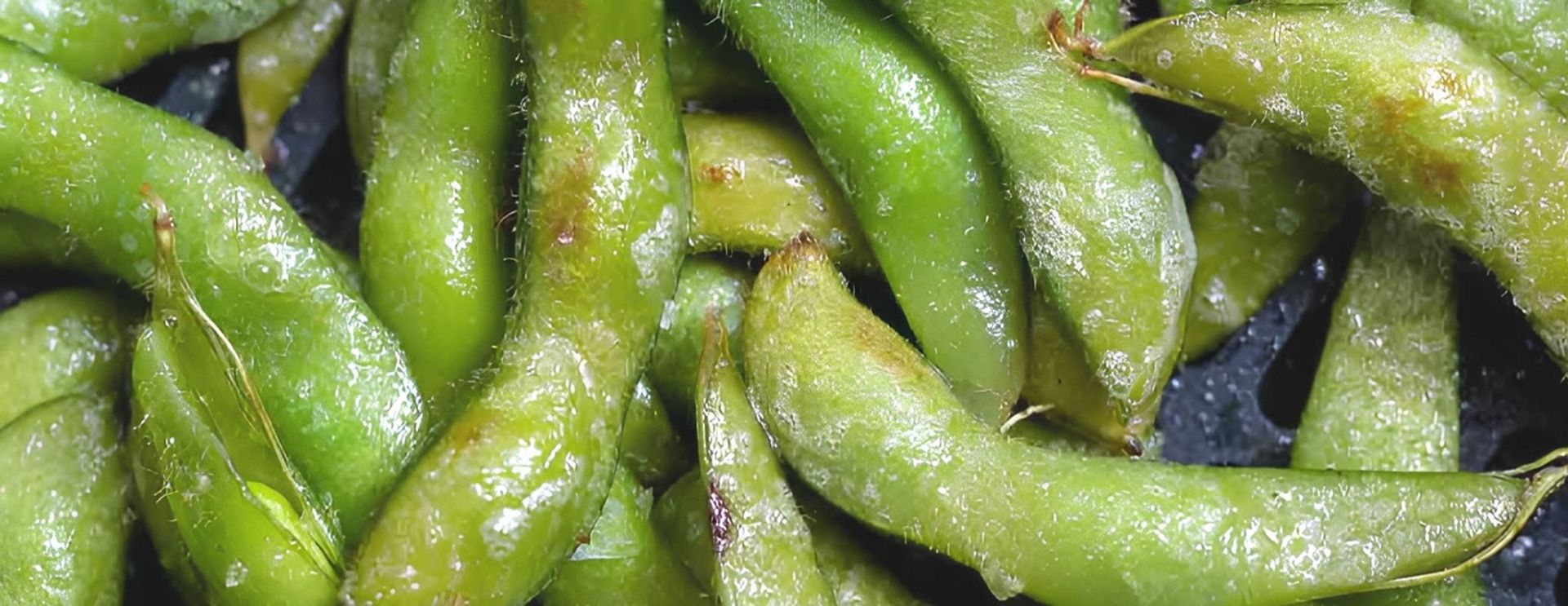 Grilled Edamame