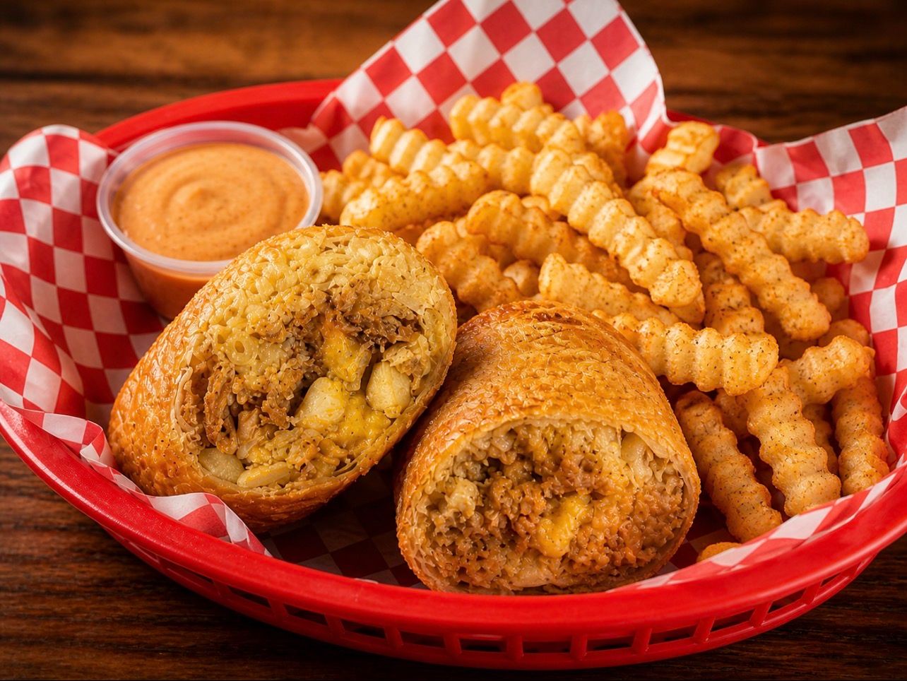 KLUCKIN FRIED BURRITO COMBO