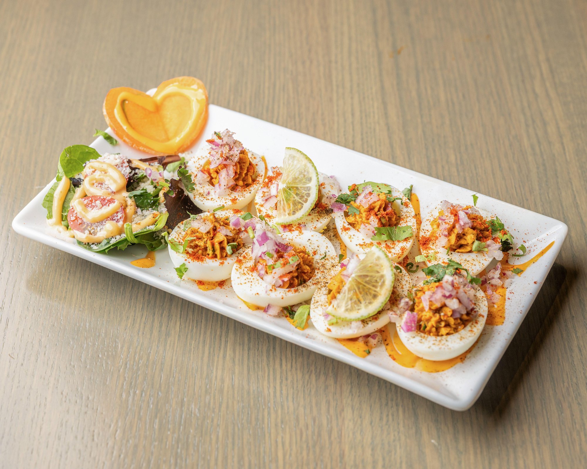 Masala Deviled Eggs