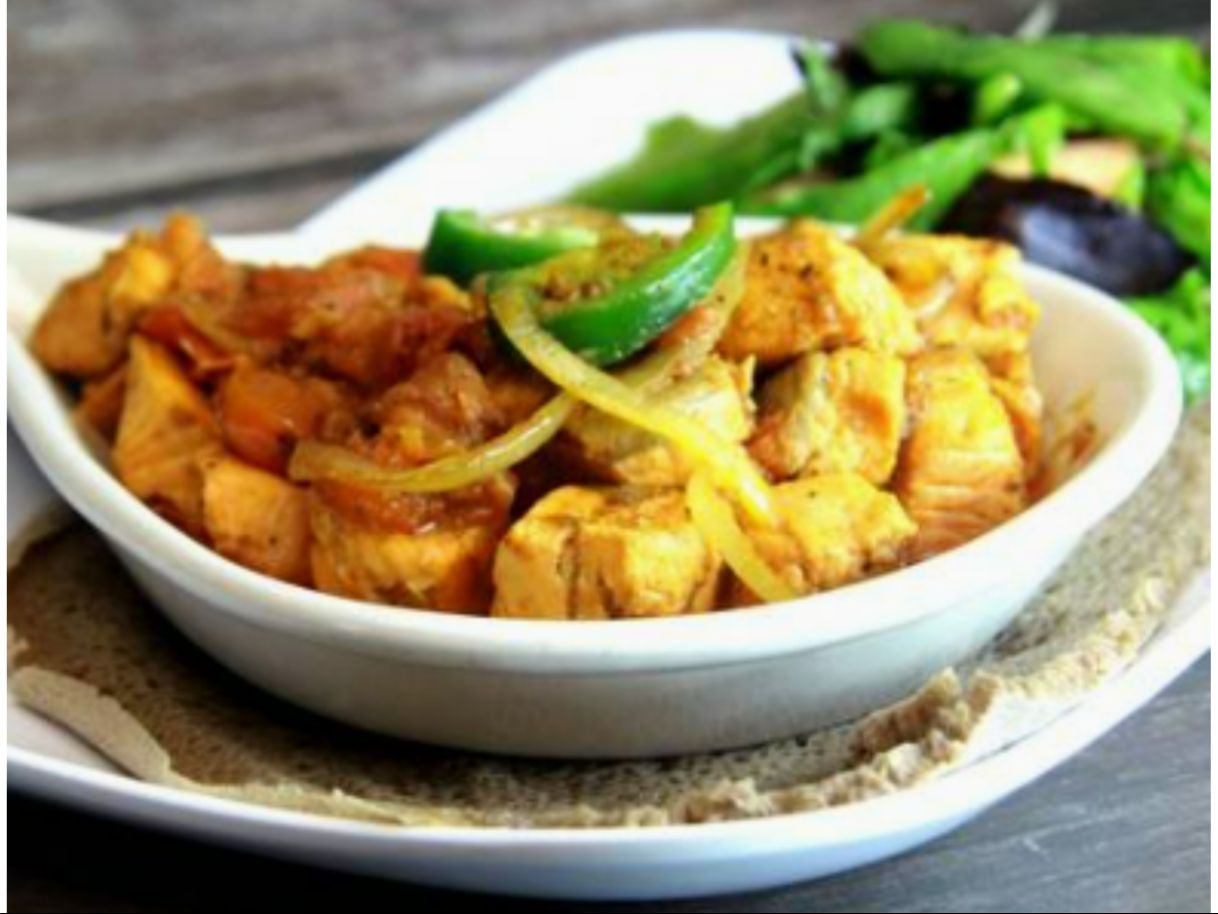 Salmon Tibs