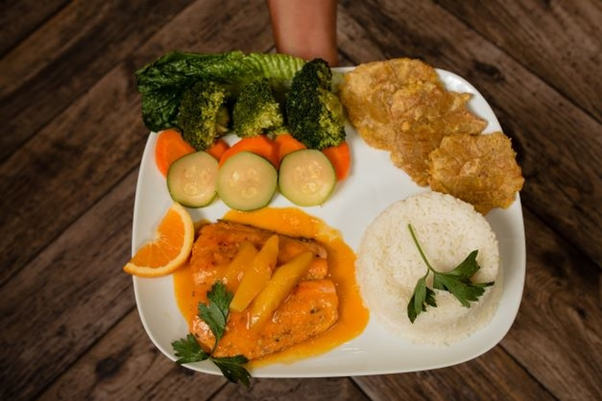 Salmon en Salsa De Mango