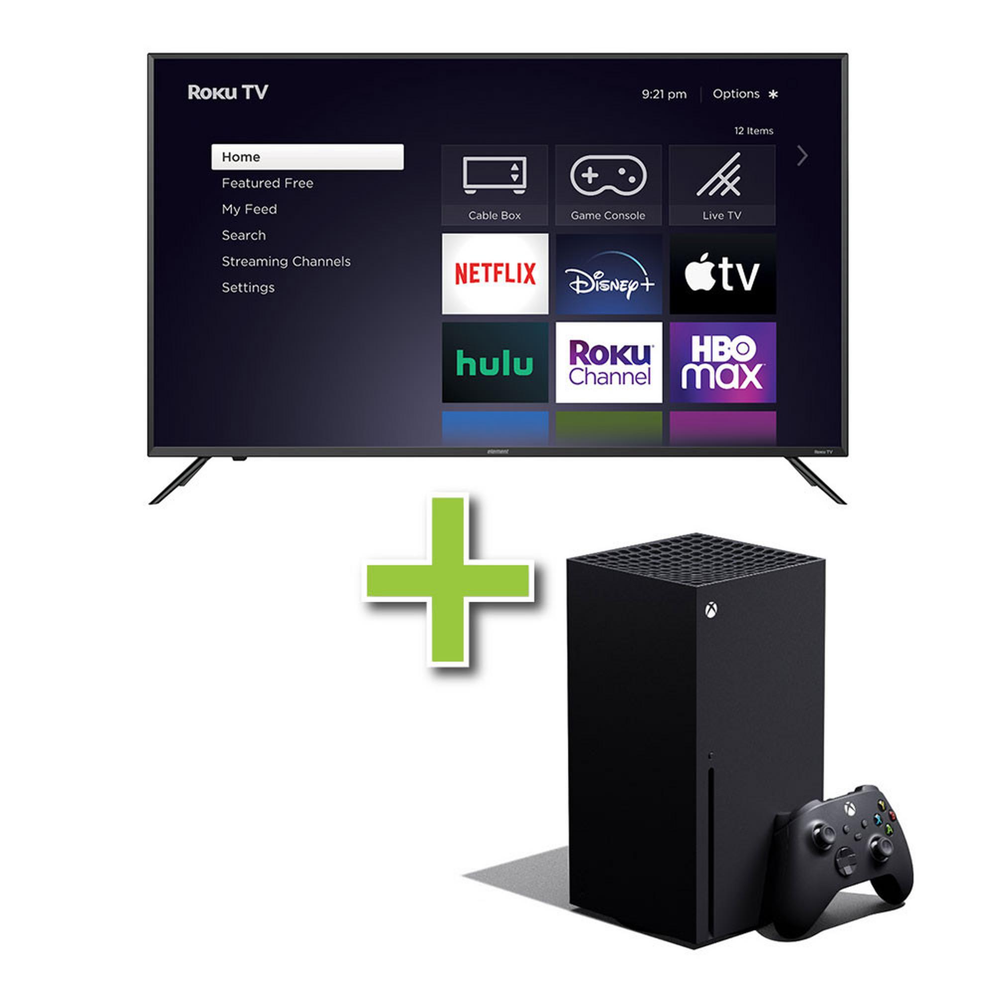 50" Element TV w/ 4K Ultra HD Resolution & Xbox Series X