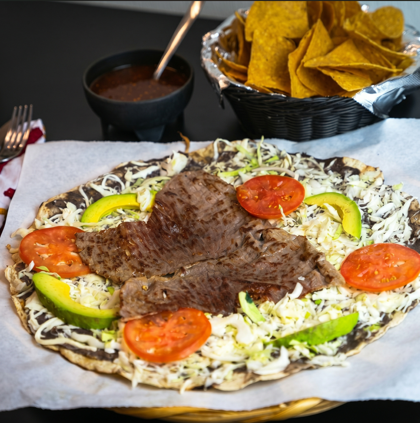 Tlayuda tasajo