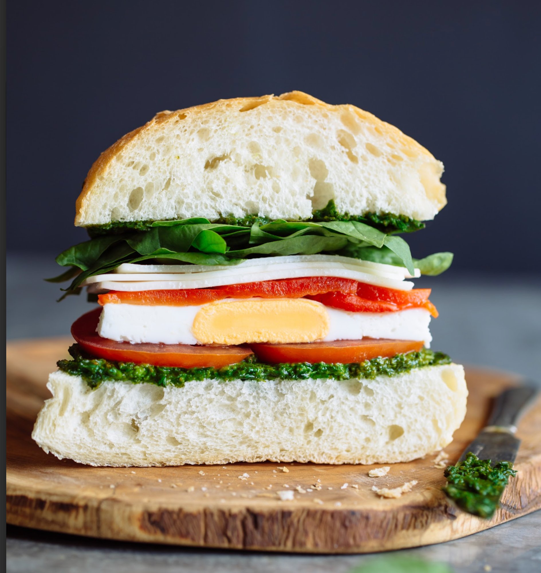 Vegetarian Egg Ciabatta