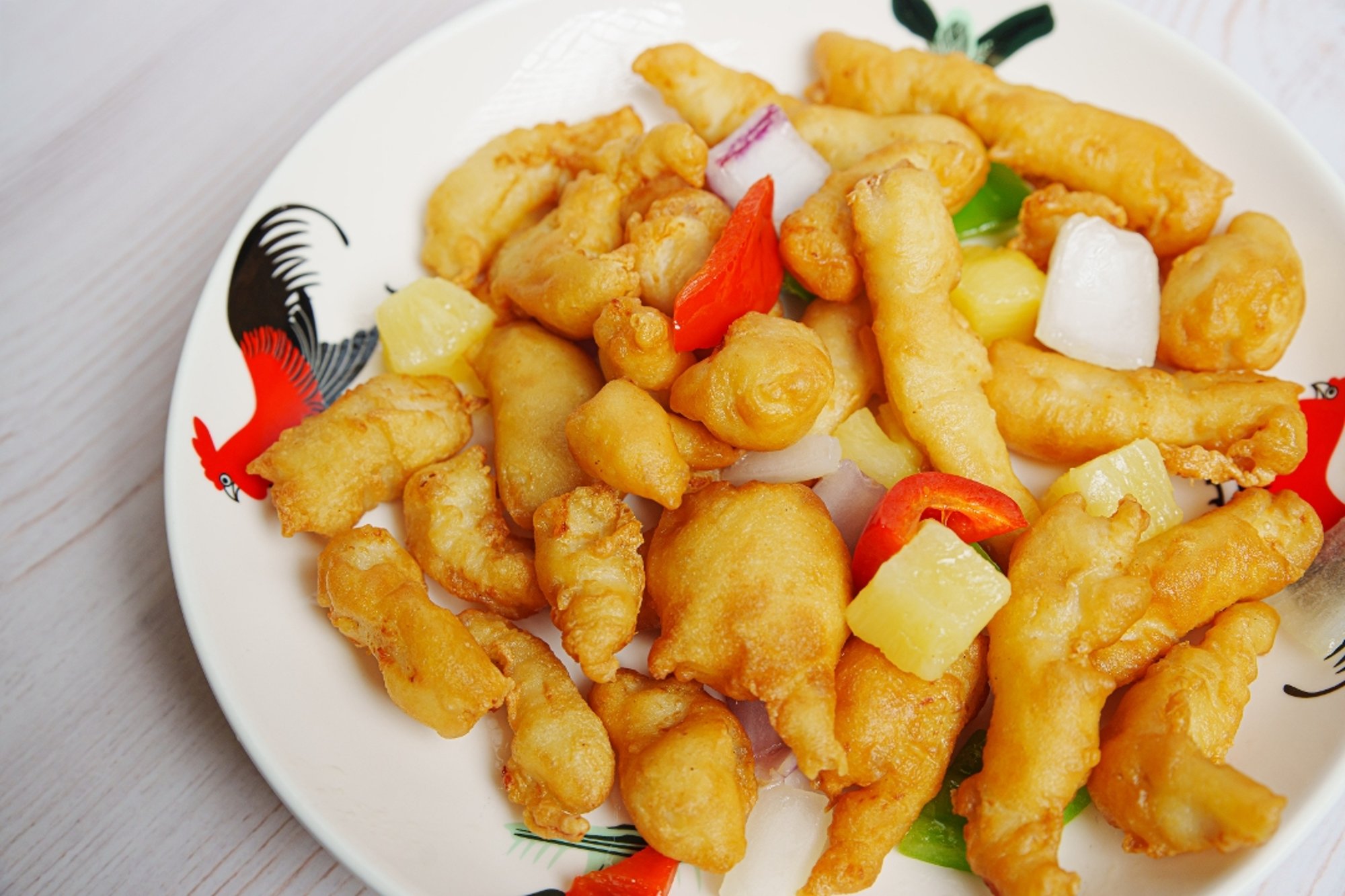 Sweet & Sour Chicken Dinner 糖醋鸡 Pollo agridulce