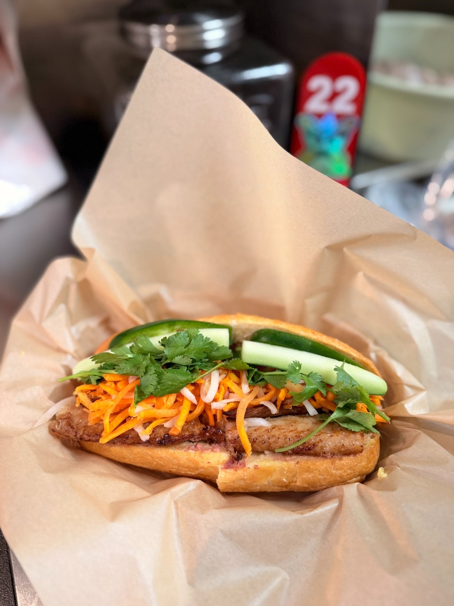 Grilled Fish Sandwich (Bánh mì CÁ Nướng)