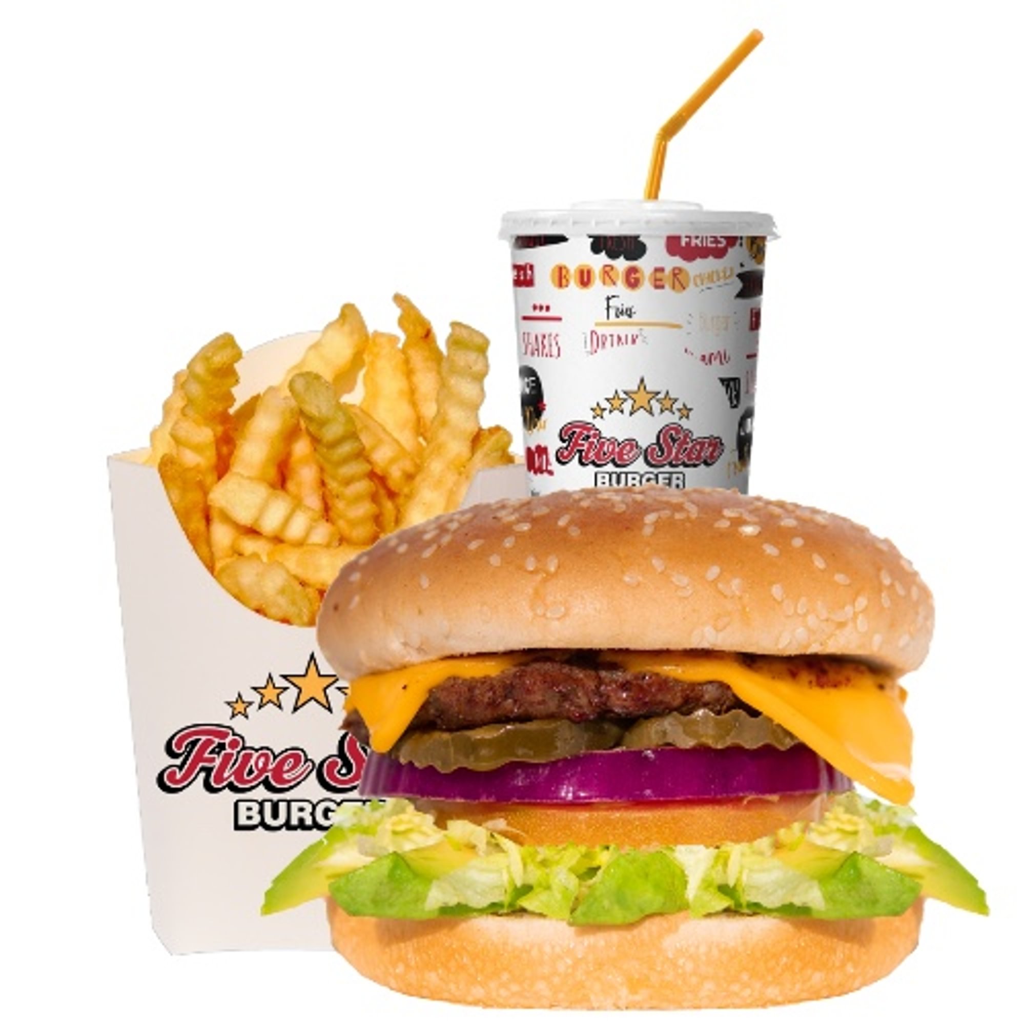 Avocado Burger Combo