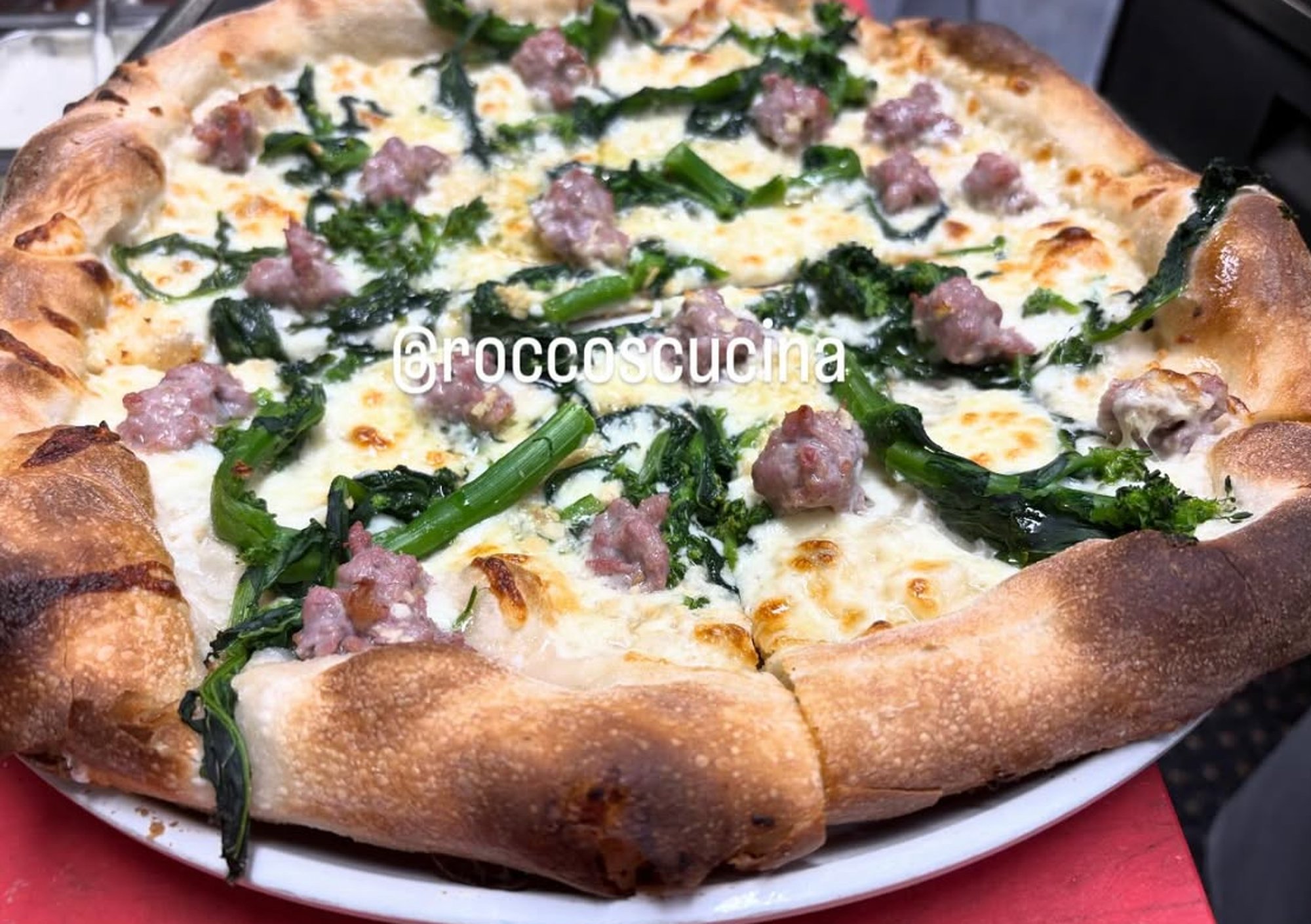 Broccoli Rabe & Sausage Pizza