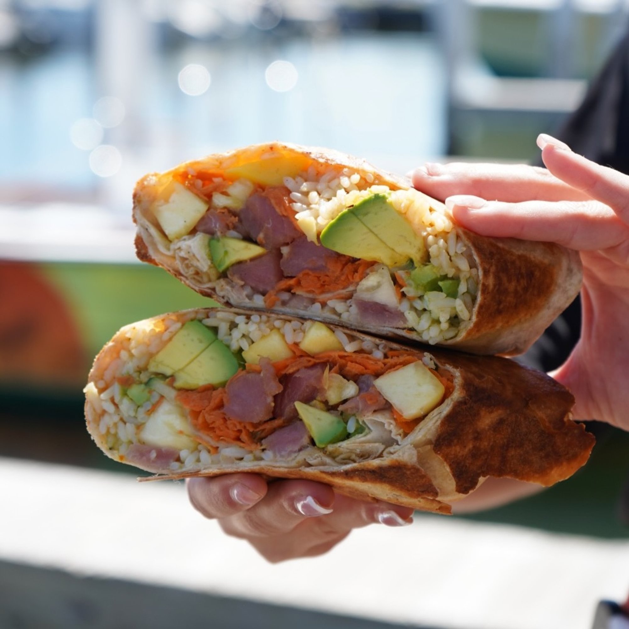 Tuna Poke Wrap