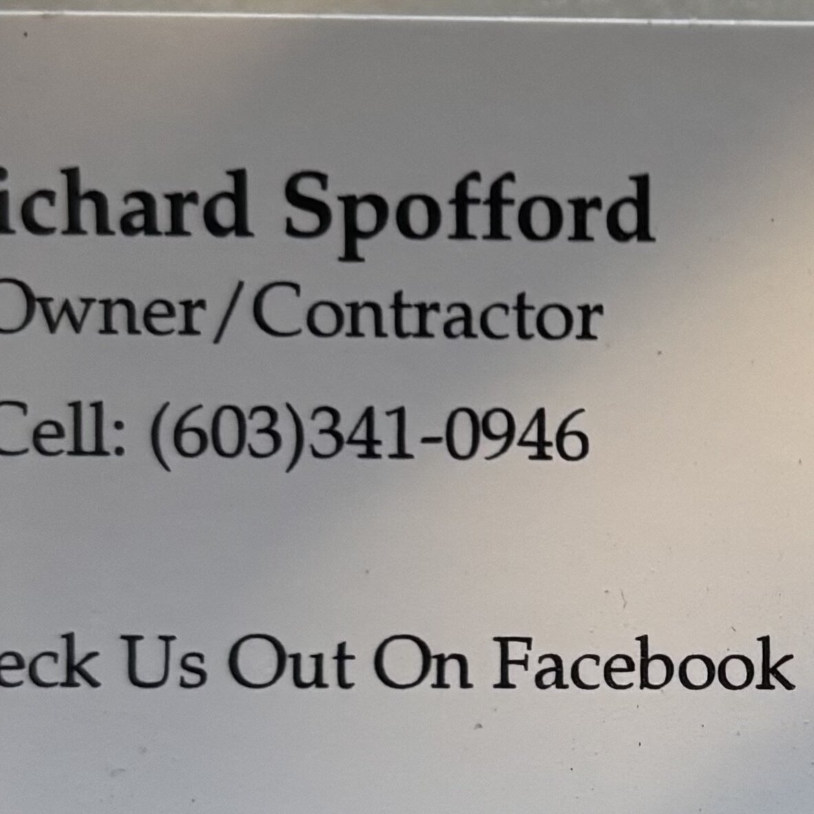 Spofford Construction LLC Image